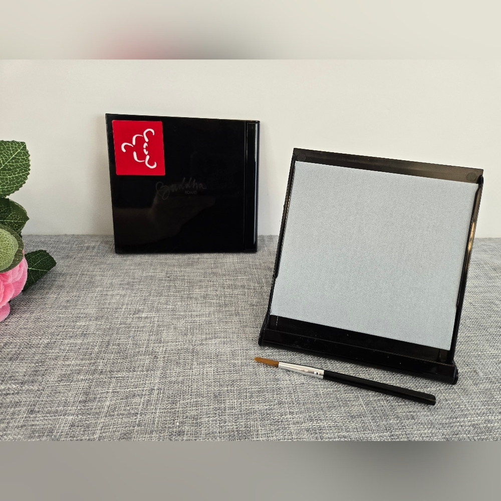 Set Of 2 Mini Buddha Board‎ Water Drawing Disappearing Art 5"x5" New, No Box